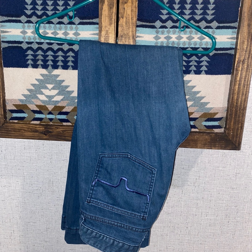 Kimes Ranch Blue Flare Wide Leg Jeans